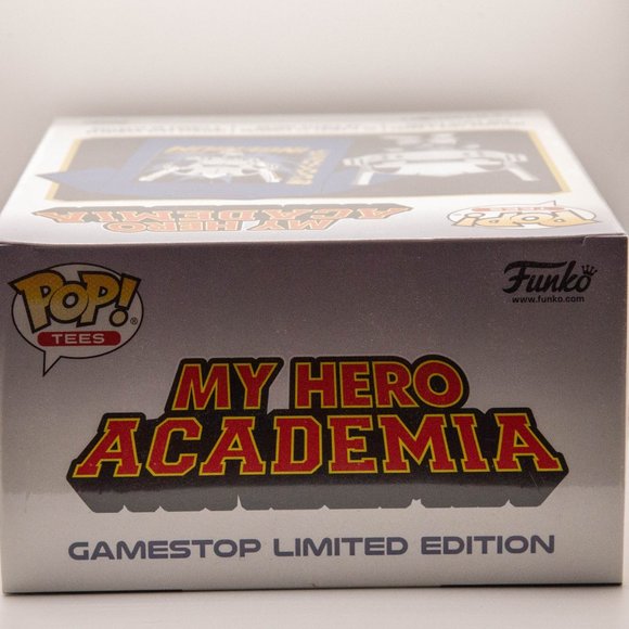 My Hero Academia Tenya Iida Funko Pop & Tee Box Gamestop Exclusive NEW - Picture 8 of 9